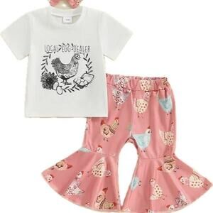 New “Egg dealer” outfit girl 12-18 months